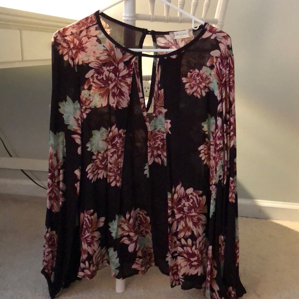 Alter’d state floral long sleeve shirt